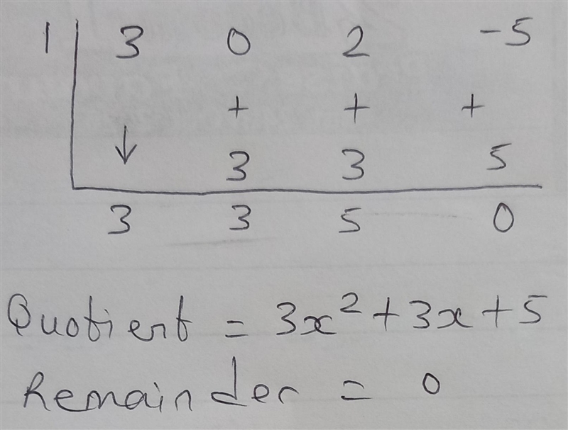 Use synthetic division to find the quotient and remainder. Show all steps of the work-example-1