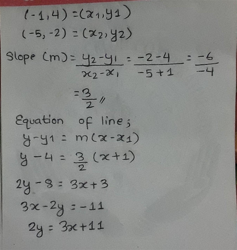 Find a equation for the line below-example-1