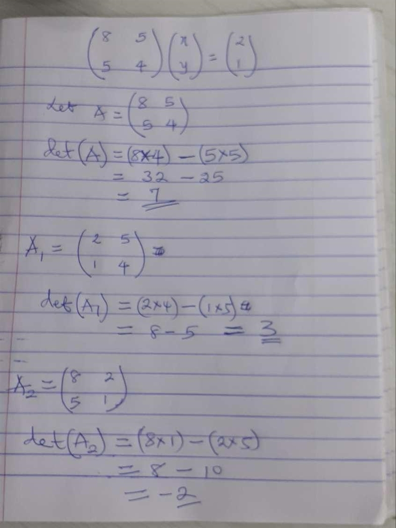 1. What is the solution of the matrix equation?L-02(-2, 1)(10, 6)(-4, 3)O(-3, 4)-example-1