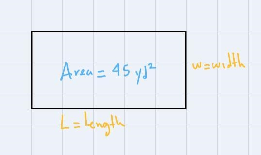 The length of a rectangle is 1 yard more than twice the width, and the area of the-example-1