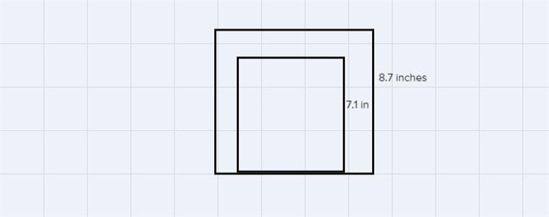 Kent makes a small garage door frame for a model car display. He takes a square of-example-1