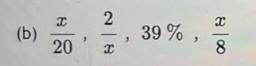 What whole number can you substitute for x in each list of numbers, so that the numbers-example-1