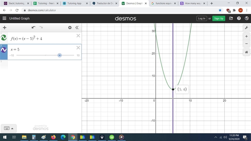 Sketch the graph of the quadratic function and the sis of symmetry. Siate theverty-example-1