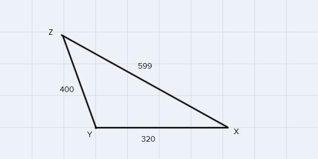 An airplane started at point X, traveled 320 miles to point Y, adjusted its route-example-1