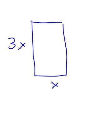 the width of a rectangle is a third as long as the length. If the primeter is 24 inches-example-1