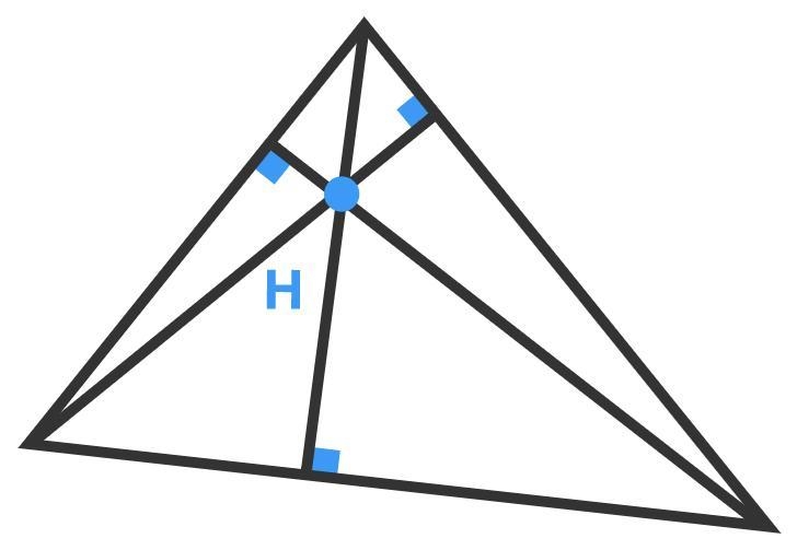 What are the coordinates of the orthocenter of triangle ABC with vertices at A(1, 2), B-example-1