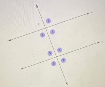 Which angles can be proven to be congruent to angle 1?-example-1