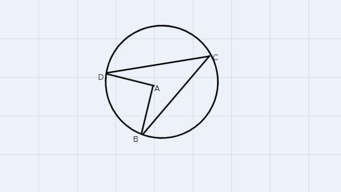 In a circle a the measure of arc 80degree. the measure of angle bad is-example-1