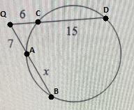 Solve for x a. 9 b. 14 c. 13 d. 11-example-1