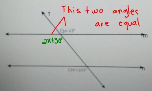 Given m|n, find the value of x. (3x-2) ( 2x=20-example-3