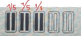 1. Which model represents 3/5 of 10?-example-1