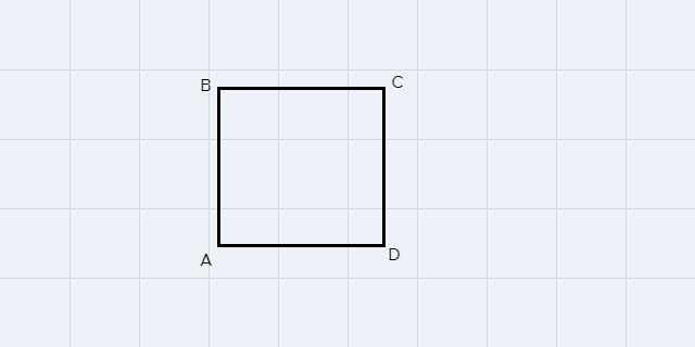 Given square ABCD, which line segment could be an image of side AD using only a translation-example-1