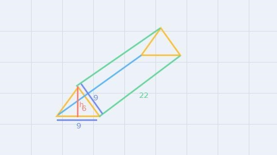 billy was given a Toblerone candy. what is the volume of the candy shaped like and-example-1