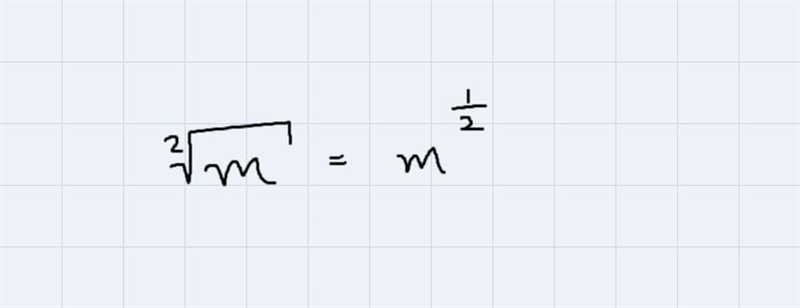 Convert the rational expression to radical form.m2/3A)m2B)m3C)m2/3D)m3-example-2