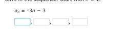 Find the first four terms of the sequence defined below, where n represents the position-example-1