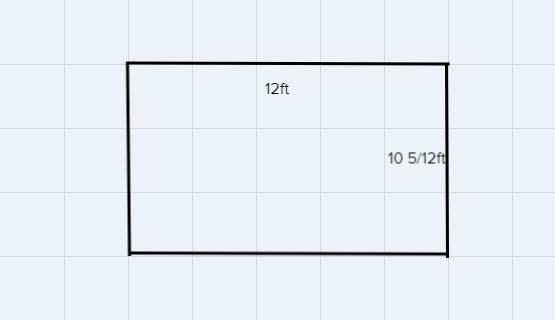 Reed is buying wood flooring for his rectangular kitchen. The dimensions of his kitchen-example-1