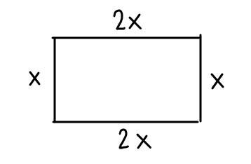 A rectangular athletic field is twice as long as it is wide if the perimeter of the-example-1