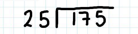 The problem 1.75 ÷ 0.25 is modeled what is the solution-example-1