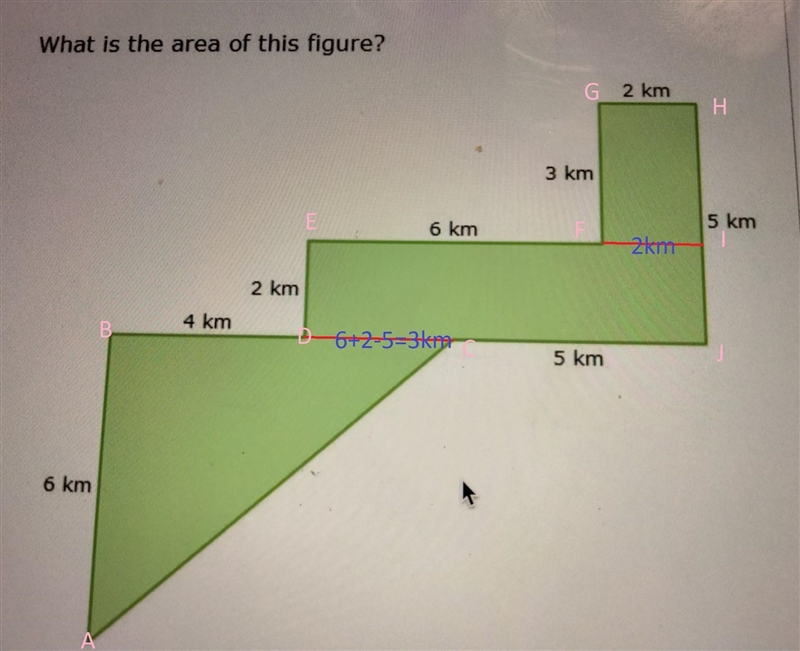 What is the area of this figure? NO LINKS!! ​-example-1