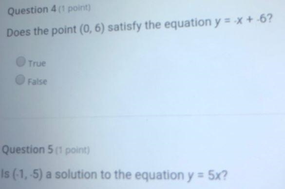 Paa Solutions of Linear Functions | Schoologyespa schools.comQuestion 1Does the point-example-1