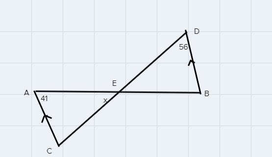 Segment AB and segment CD intersect at point E. Segment AC and segment DB are parallel-example-1