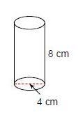 Find the volume of each cylinder. Round your answers to the nearest tenth, if necessary-example-1