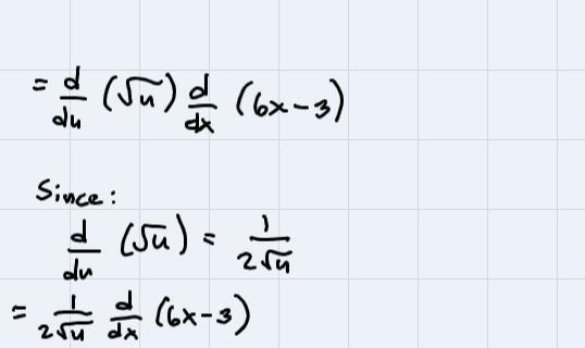 Derive the following functionsa) (2x+1)⁴b) f(x) = √(6x + 3)-example-2