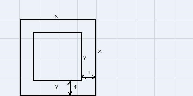 61. A square garden has a 4-ft walkway around it. The gardenhas a perimeter of 260 ft-example-1