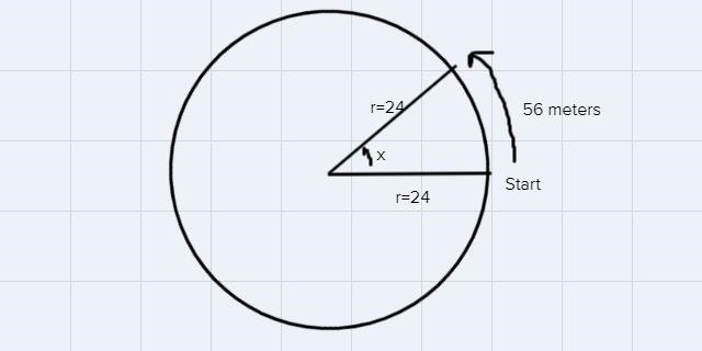 A toy racecar races along a circular race track that has a radius of 24 meters. The-example-1