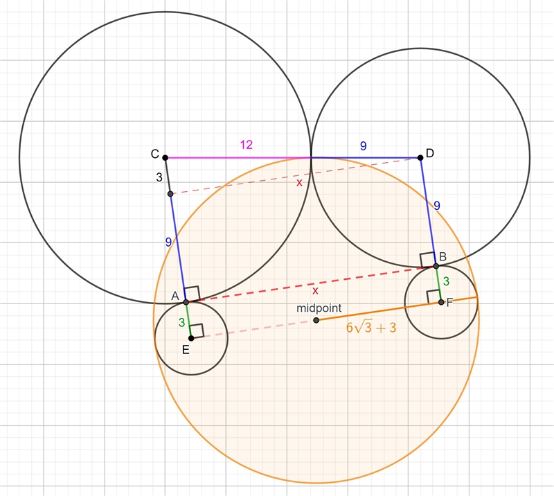 100 POINTS Give explanation also pls or reported AB is a common tangent of circles-example-3