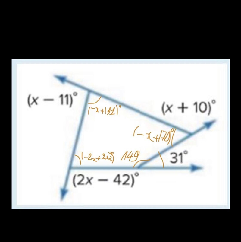 Solve for x fast please-example-1