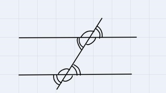 Could you explain to me the relationship of angles with three parallel lines cut by-example-1