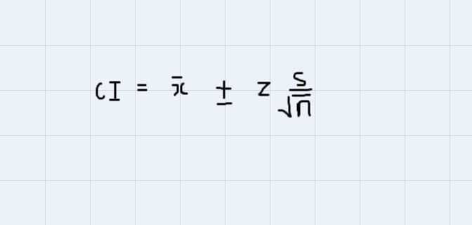 A random sample of 89 observations produced a mean x = 25.4 and a standard deviation-example-1