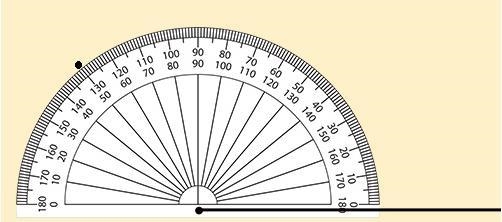 Jude was asked by his teacher to draw an angle that measures 130 degrees. He isn't-example-2