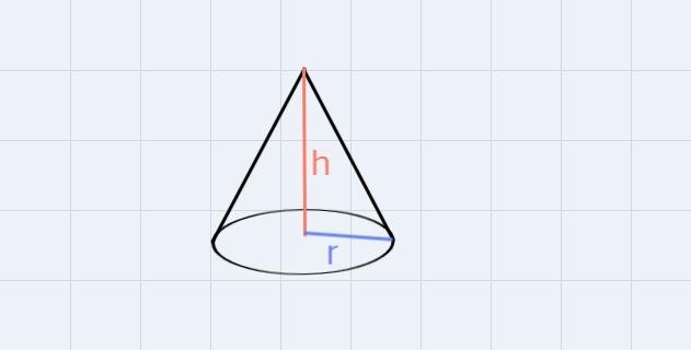 The cone of the volcano has a height of 402 meters and a diameter of 434 meters. Find-example-1