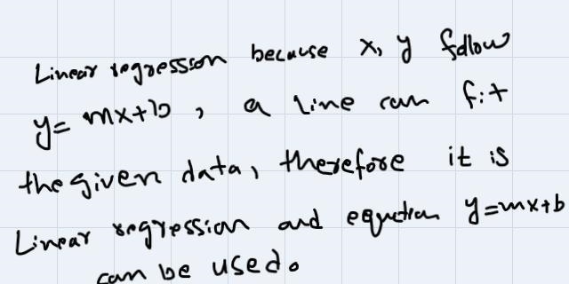 Is this non linear or linear explain? Use the value R2 to determine which regression-example-1