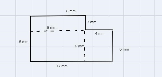 What is the perimeter of the figure below?34 mm40 mm88 mm96 mmI probably doing-example-1