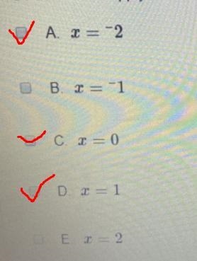 Which value is a solution of the equation x² = _41?Select all that apply.0A. x = -20B-example-1