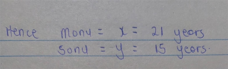 The ages of Sonu and Monu are in the ratio 5:7.If Sonu were 9 years older and Monu-example-3