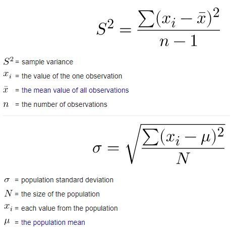 Calculate the range, population variance, and population standard deviation for the-example-1