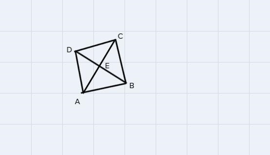 ABCD is a rhombus with diagonals intersecting at E. If the measure of angle ABC is-example-1