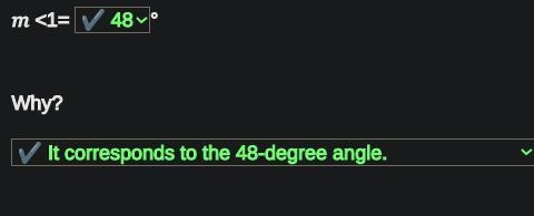 Examine the lines that are cut by transversals to determine the measure of angle 1. What-example-1