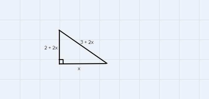 The longer leg of a right triangle measures 2 feet more thantwice the length of the-example-1