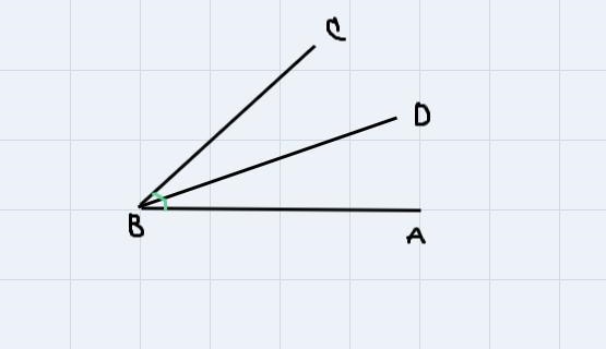 Bd is the angle bisector of-example-1