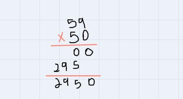 50 × 59 = ??? im sorry im not good at math-example-4