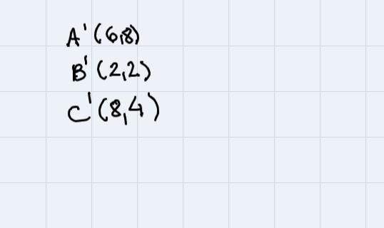 Dilate abc from G using a scale factor of 2-example-3