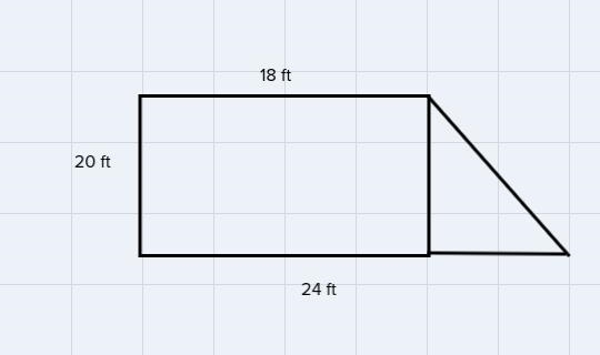 What is the area of this figure? 18ft 20ft 24ft-example-1