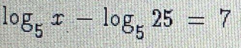 which exponential equation is equivalent to this logarithmic equation?^log 5^x - ^log-example-1