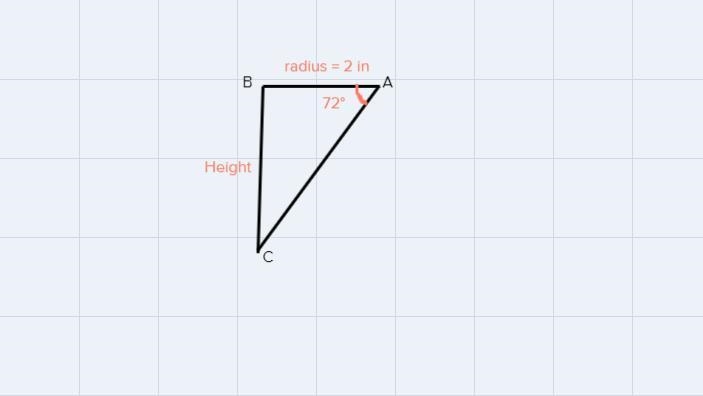 Find the height of the cone. Round to the nearest hundredth, if necessary. Show your-example-1