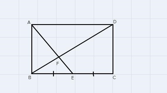 Given rectangle ABCD, where AB = 5, BC = 24. AE is drawn such that E is the midpoint-example-1